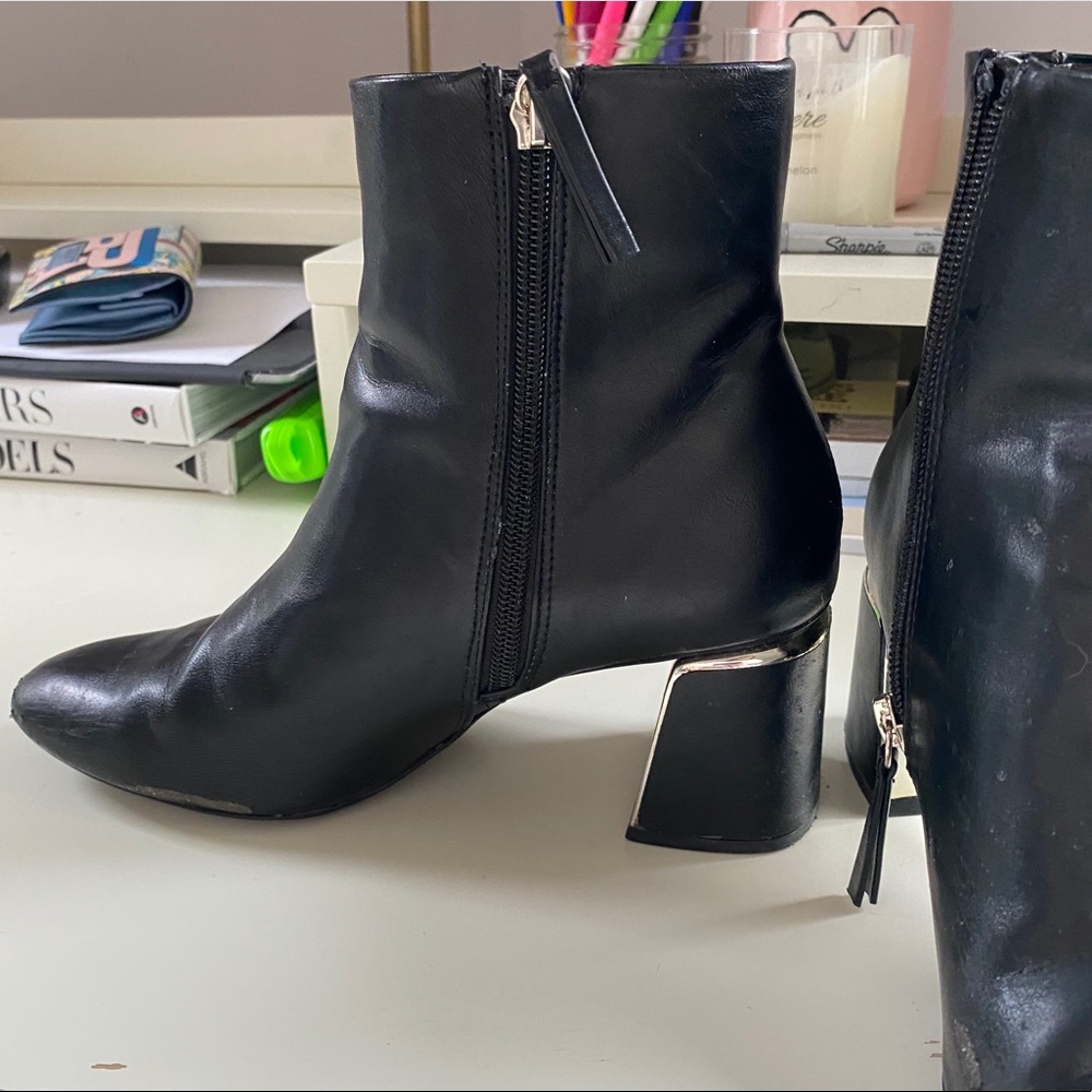Zara heeled booties